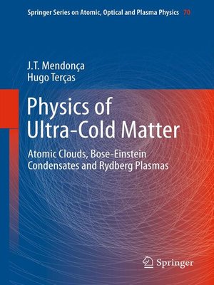 cover image of Physics of Ultra-Cold Matter